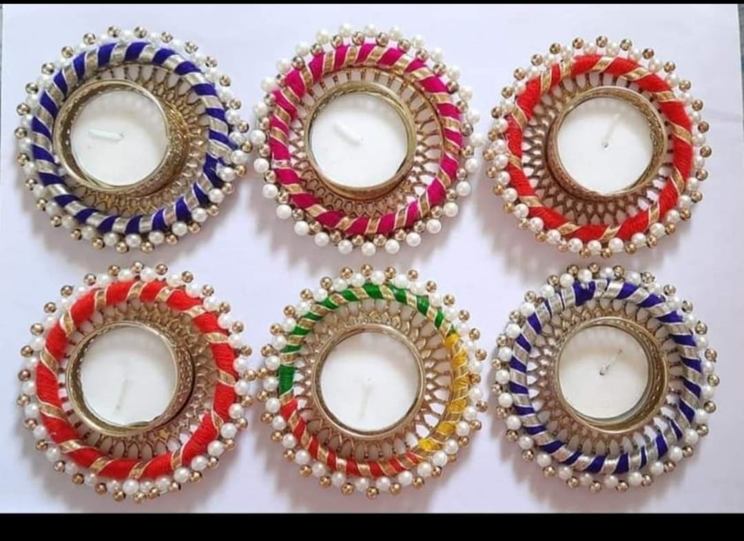 Rainbow Ring Candle Holders