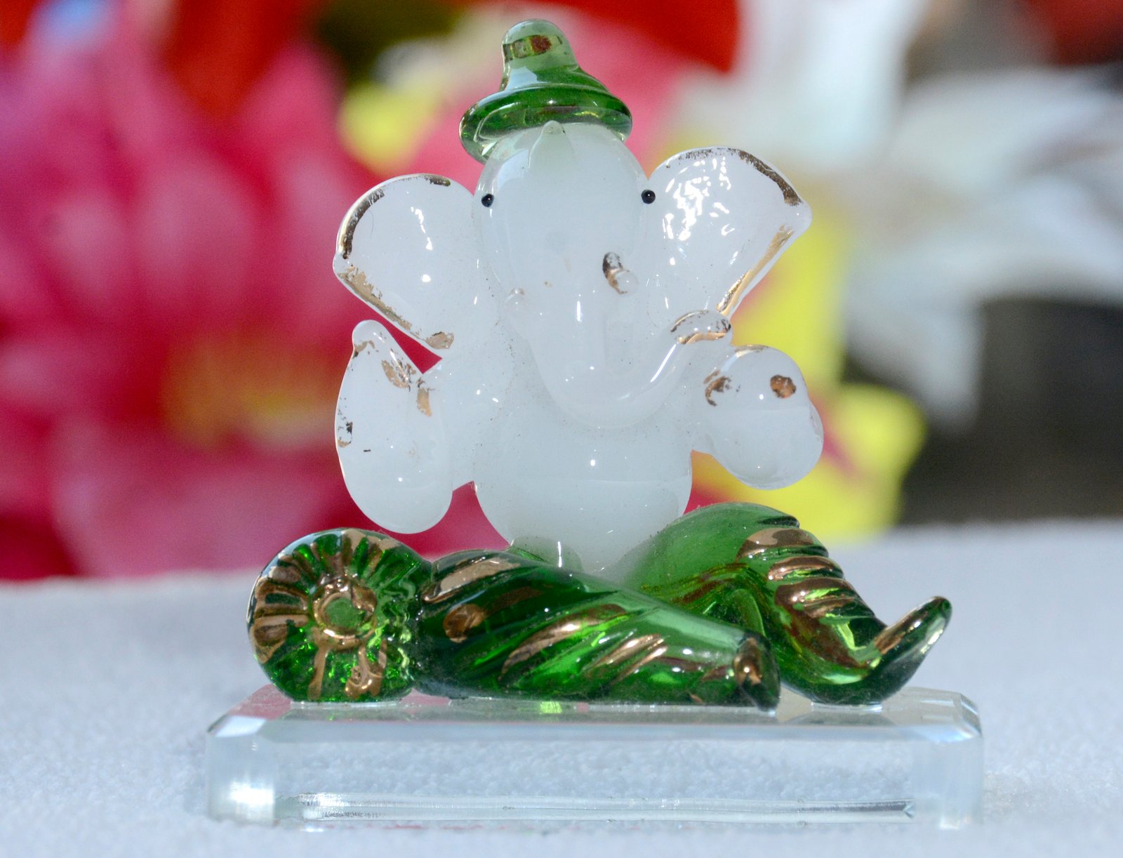 Prosperity Glass Ganesha