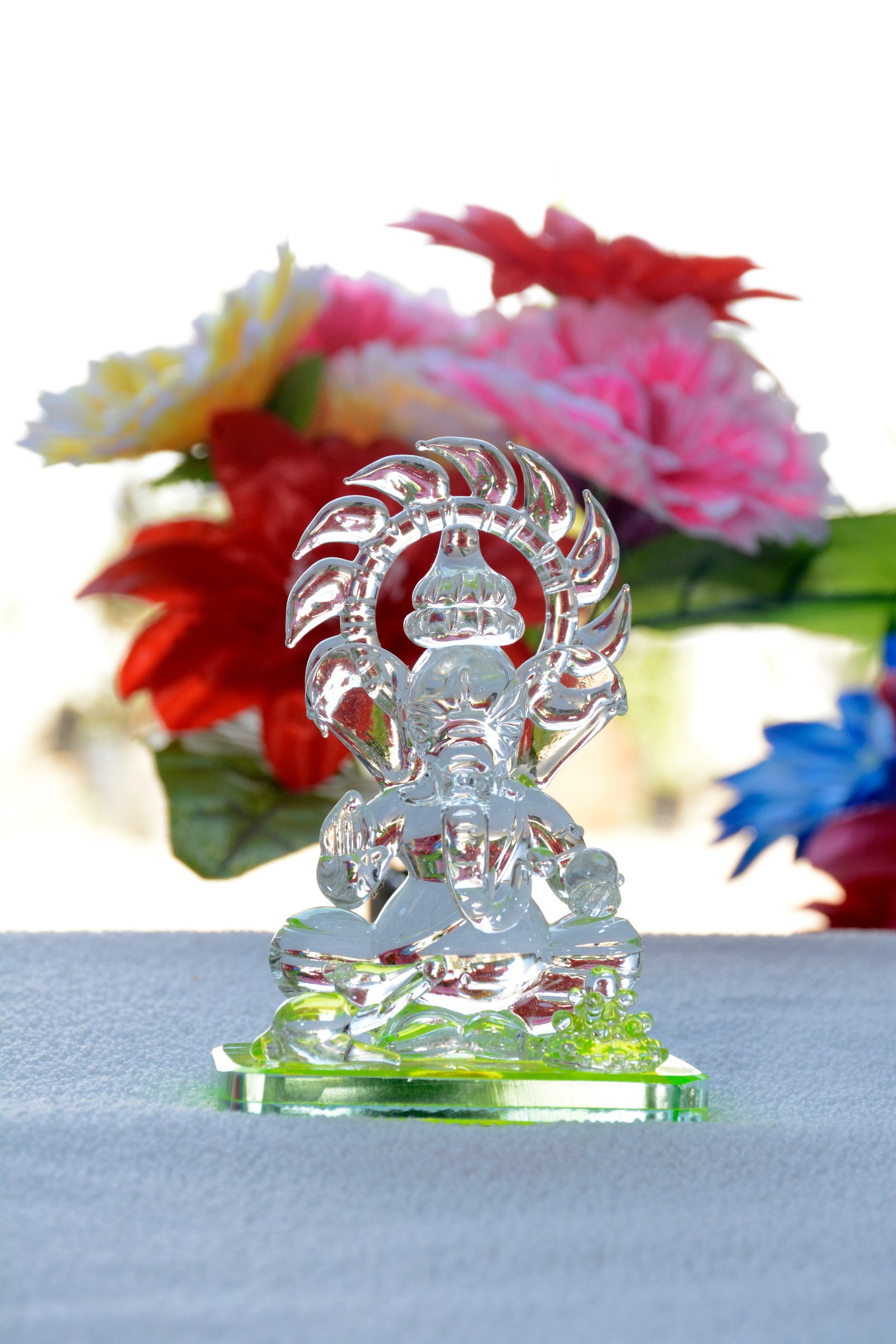 Clear Glass Ganesha