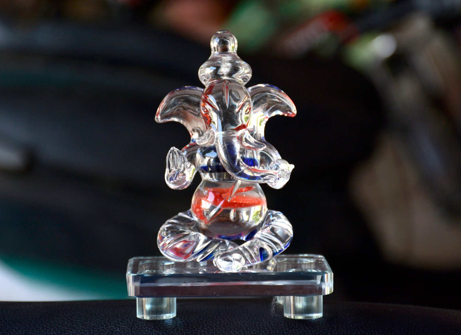 Ruby and Sapphire Ganesha